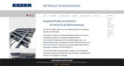 Desktop Screenshot of esser-metallbau.de